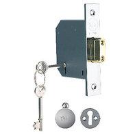 yale p m552 ch 78 5 lever deadlock 76mm chrome