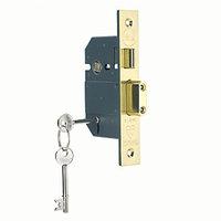 Yale P-M560-PB-67 5 Lever British Standard Sashlock 64mm Brass