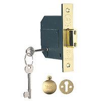 yale p m562 pb 67 5 lever british standard deadlock 64mm brass