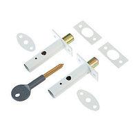 Yale P-2PM444-WE-2 Door Security Bolt White Pack 2