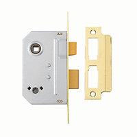 yale p m236 pb 63 bathroom sashlock 64mm brass