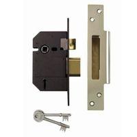 yale 76mm chrome effect 5 lever sashlock