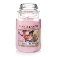 Yankee Fresh Cut Roses Large Jar Candle