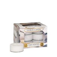 Yankee Baby Powder Scented Tea Light Candles