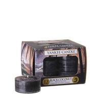 Yankee Black Coconut Scented Tea Light Candles