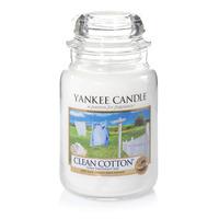 Yankee Clean Cotton Large Jar Candle