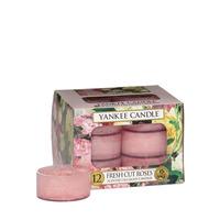 Yankee Fresh Cut Roses Scented Tea Light Candles