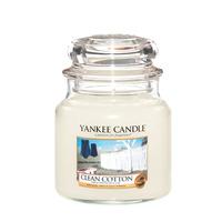 Yankee Clean Cotton Medium Jar Candle