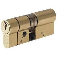 Yale Locks YALASP5545B 110 mm Polished Brass Anti-Snap Platinum Euro Cylinder