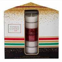 Yankee Candle Holiday Party - 12 Tea Lights &amp; Holder 12 Tea Light