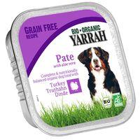 yarrah organic pt 6 x 150g turkey with aloe vera