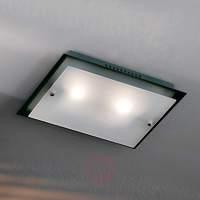 Yasemin ceiling light with satin glass, 33 cm