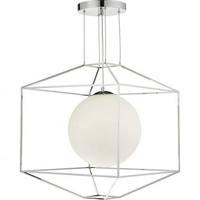 YAN0150 Yannis 1 light Ceiling Pendant In Polished Chrome