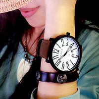 yazole womens watches fashion leather noctilucous female watch analog  ...