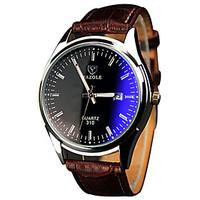 YAZOLE Men\'s Quartz Casual Fashion Watch Personality Simple Noctilucence Round Dial Watch Cool Watch Unique Watch