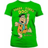 Yabba-Dabbo-Doo Flintstones Womens T Shirt
