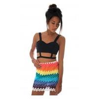 Yaeger Aztec Mini Skirt