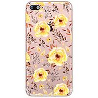 yellow flowers followingpattern case back cover case flower soft tpu f ...