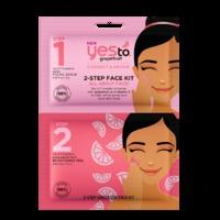 yes to 2 step grapefruit face mask kit