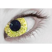 Yellow Abz MesmerGlow UV Cosmetic Lenses 1 Month