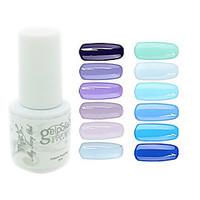 YeManNvYouSequins UV Color Gel Nail Polish No.61-72 (5ml, Assorted Colors)