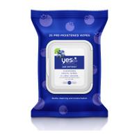 yes to Blueberries Cleansing Facial Wipes (Pack of 25)