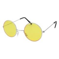 Yellow Lennon Round Sunglasses