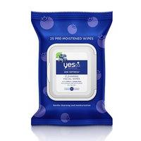 yes to blueberries age refresh cleansing facial wipes 25 pack