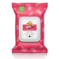 Yes to Grapefruit Exfoliating Facial Wipes (Pack 25)
