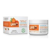 yes to carrots fragrance free intense hydration night cream