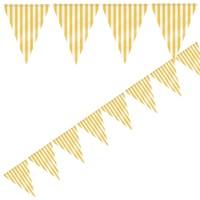Yellow Stripe Party Bunting