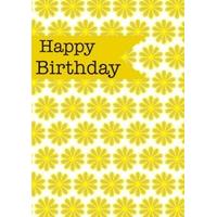 Yellow Flower | Happy Birthday Card | CG1154