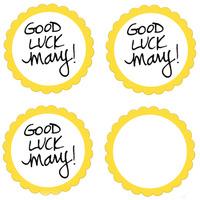 Yellow Party Labels