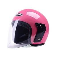 YEMA 607 Motorcycle Helmet Summer ABS Anti-UV Half Helmet For 54-61cm with Anti-Fog Lens