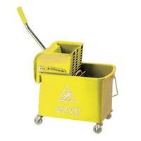 Yellow Mobile Mop Bucket and Wringer 20 Litre 101248YL