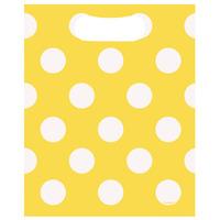 Yellow Polka Party Bags