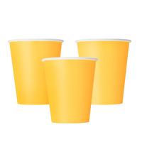 Yellow Big Value Paper Party Cups