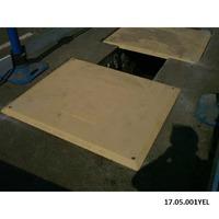 Yellow HD Road Plate 1400 x 1200 - 6 tonne cap for trenches upto 700mm