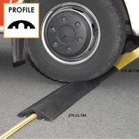Yellow Rubber Cable Protection Ramp 1200mm