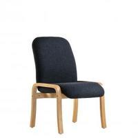 Yealm side chair no arms in Charcoal Fabric