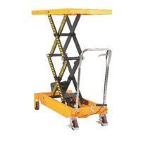 Yellow and Black Mobile Lifting Table 800kg Capacity 329464