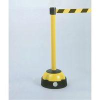 YELLOW POST, HEAD WITH YELLOW/BLACK STRAP ON PARKING MARKER YELLOW/BLACK