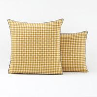 Yellow Tie Print Cotton Percale Pillowcase