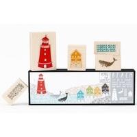 Yellow Owl Workshop Beachscape Stamp Set
