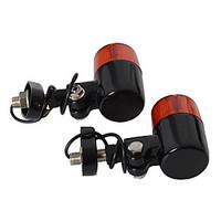 Yellow Motorcycle Turn Signal Indicator Halogen Light (2PCS)