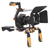YELANGU DSLR Rig Set Movie Kit Film Making System include Shoulder Mount Follow Focus and Matte Box for All DSLR Cameras and Video Camcorders