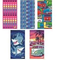 Yel Beach Towel Hearts