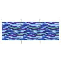 Yello 4 Pole Wave Standard Printed Wind Break