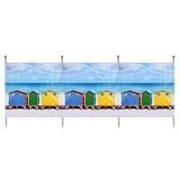 Yello 4 Pole Beach Hut Standard Printed Wind Break - Multi-Colour