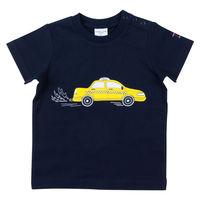 yellow taxi baby t shirt blue quality kids boys girls